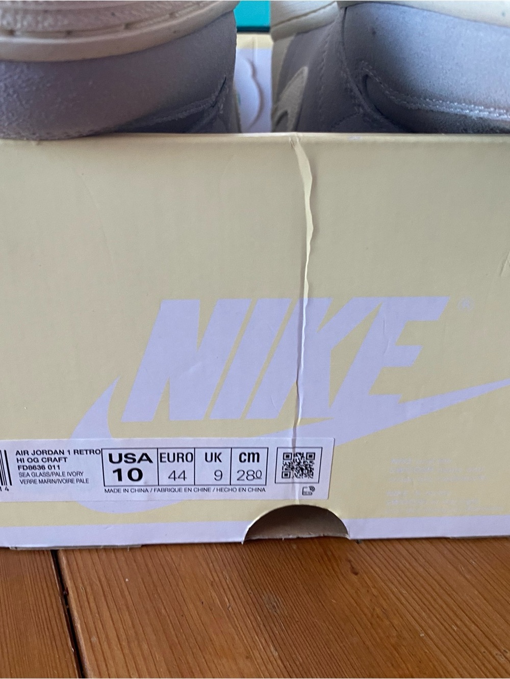 Air Jordan 1 Hi OG Craft shoes men’s size 10 - Picture 6 of 7
